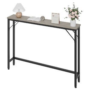 Whizmax Narrow Console Table, 39.3" Small Entryway Table, Thin Sofa Table, Side Table, Display Table, for Hallway, Bedroom, Living Room, Foyer - 1 of 4