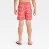 Boys' Gingham Printed Trunks - Cat & Jack™ - 2 of 3