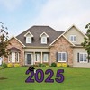 Big Dot of Happiness Purple 2025 Graduation Party Yard Signs - Outdoor Lawn Decorations - 2025 - 3 of 4