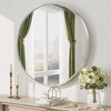 Apmir  Round High Quality Aluminum Alloy Framed French Cleat Mounted Wall Decor Bathroom Vanity Mirror - 4 of 4