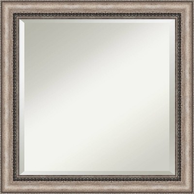 Lyla Ornate Framed Bathroom Vanity Wall Mirror Silver - Amanti Art