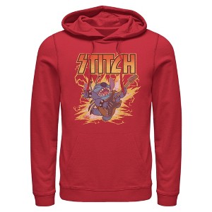 Mens Lilo & Stitch On Stage Lightweight Hoodie - 1 of 4