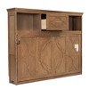 Merax Twin Size Murphy Bed with USB Charging Station, Drawer Storage & Decorative Cabinet Design - 4 of 4
