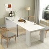 KTMBDW Extendable Dining Table with Outlet, 118 x33.4 in, for 8-10 People, Expandable Dining Table for Kitchen - 2 of 4