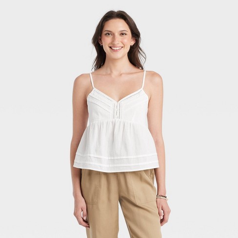 Womens peplum tank sales