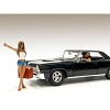 Hitchhiker 2 piece Figurine Set (White Shirt) for 1/24 Scale Models by American Diorama - 4 of 4
