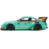 2022 RWB Bodykit "Vaillant" Light Green with Graphics 1/18 Model Car by GT Spirit - 4 of 4