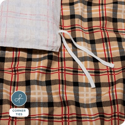 Red Lodge Plaid Full/Queen Cotton Flannel Duvet Cover Set