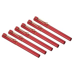 Unique Bargains Metal Smooth Writing Office Reusable Gel Ink Rollerball Pens 12 Pcs - 1 of 4