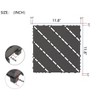 LOVMOR 44 Pack Patio Deck Tiles,12"x12" Square Waterproof Outdoor All Weather Use - 2 of 4