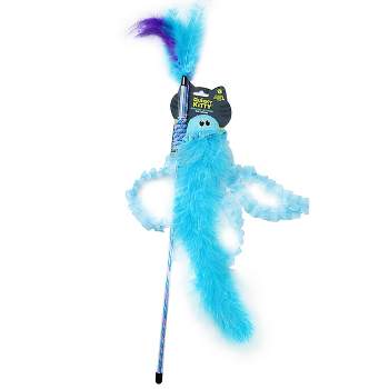 Hanging Teaser Bird With Bells Cat Toy - Blue - Boots & Barkley™ : Target