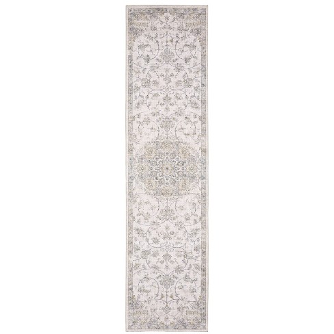 Marcel Vintage Traditional Medallion Area Rug Beige/Gold - Captiv8e Designs - image 1 of 4