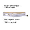 Allegra K Women's Skinny Embossed Faux Leather Alloy Pin Buckle Jeans Dresses Pants Belt - 3 of 4