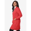 Jessica London Women's Plus Size Cable Duster Sweater - 4 of 4