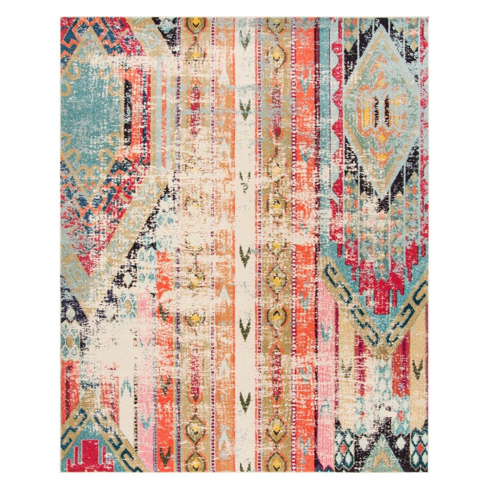 8'x11' Bridget Geometric Loomed Accent Rug Multi - Safavieh