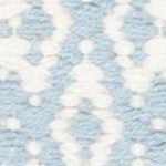 ivory/light blue