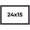 PosterPalooza | Antique Red Picture Frame - UV Acrylic, Backing Board, Hanging Hardware Included - 2 of 4