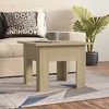 vidaXL Coffee Table White Engineered Wood 21.7 in x 21.7 in x 16.5 in - 2 of 4