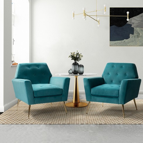 Teal armchair clearance