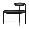 NicBex Side Table Simple Modern End Table with 2-Tier Storage Shelf, Metal Frame and Wooden Tabletop for Sofa, Bedside - 4 of 4