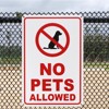 Unique Bargains Waterproof Reflective No Pets Allowed Sign 2 Pcs - 4 of 4