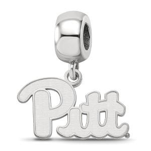 Black Bow Jewelry Sterling Silver Pittsburgh Panthers NCAA Bead Charm - 1 of 4