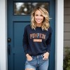 Simply Sage Market Women's Graphic Sweatshirt Varsity Pumpkin Junkie - 2 of 4