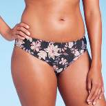 Women's Hipster Bikini Bottom - Shade & Shore™ Multi Floral Print
