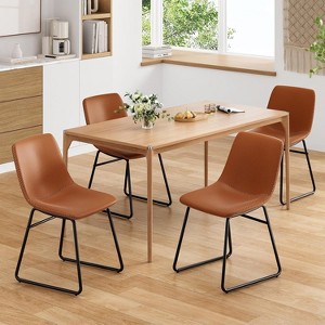 Pexfix Waterproof Faux Leather Dining Chair Set of 4 - 1 of 4