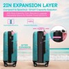 NEW YORK XPRESS L-0028 Expandable 3PC Hard Shell Luggage with Spinner Wheels, TSA Lock, ( 20"/24"/28") - 4 of 4