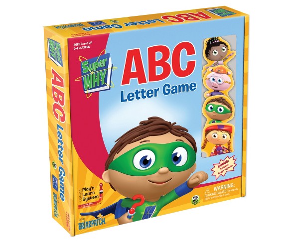 Briarpatch Super WHY! ABC Letter Game