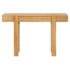 Luxystar Rustic Wood Console Table with Hidden Drawer and Side Power Outlet for Entryways, Living Rooms and Home Offices - 3 of 4