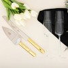 Pavilion Gift Company - Happy Anniversary -  Gift Boxed 7 oz Glass Toasting Flute Set - Drinkware - 3 of 4