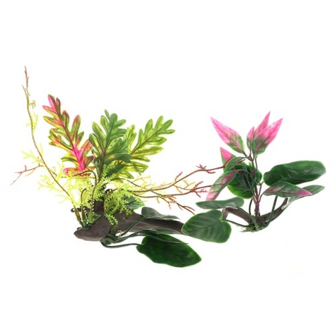 Unique Bargains Aquarium Plants Decoration Artificial Aquatic Plant Green 5.91" 1 Pcs - image 1 of 4