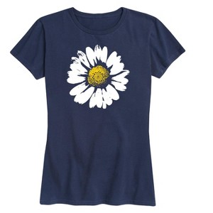 Women's - Instant Message - Big Daisy Short Sleeve Graphic T-Shirt - 1 of 4