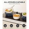 HONGGE 18Pcs Nonstick Pots and Pans Set Cookware Set with Lids, Detachable-Handle, Pot Protector  and Cooking Utensils - 3 of 4