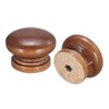 Unique Bargains Round Wood Drawer Cabinets Knobs and Pulls with Screws 8 Pcs - 4 of 4