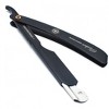 Parker PTABK Stainless Steel Adjustable Straight Razor, Black - 4 of 4