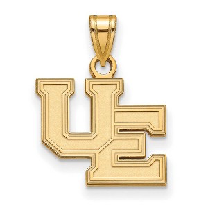 Black Bow Jewelry 14k Yellow Gold Evansville Purple Aces NCAA Small Pendant - 1 of 3