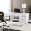 Holly & Martin Helston White Writing Desk - SEI - 3 of 4
