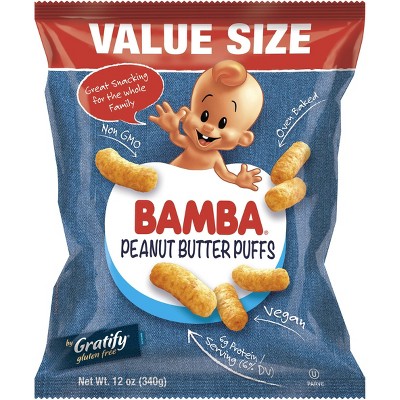 Osem Bamba Peanut Butter Puffs Baby Snacks - 12oz