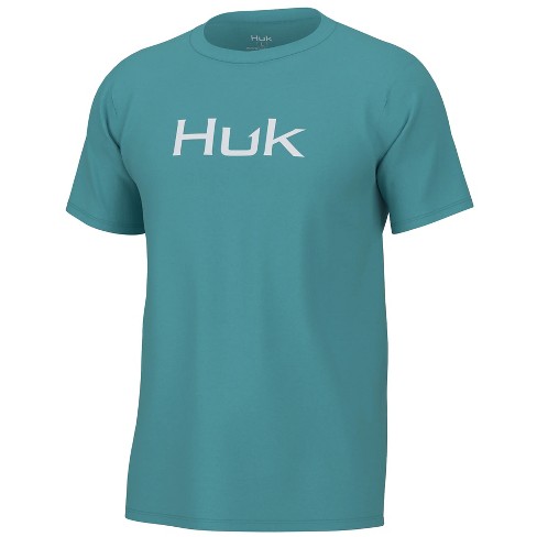 Huk Men's Short Sleeve Performance Shirt - Logo Tee - Ipanema - Xxl ...