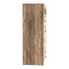 Galano Lophelia 5 Drawer 29.6 in. Wide Chest of Drawer in Dusty Gray Oak, Knotty Oak - 4 of 4