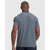 Men's Heather Navy Active Short Sleeve Crew Neck Tee - True Classic - 3 of 4