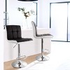 Elama 2 Piece Faux Leather Tufted Bar Stool Set - 4 of 4