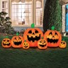 Occasions AIRFLOWZ  INFLATABLE PUMPKIN PATCH 8 FT, 3 ft Tall, Orange - 2 of 4