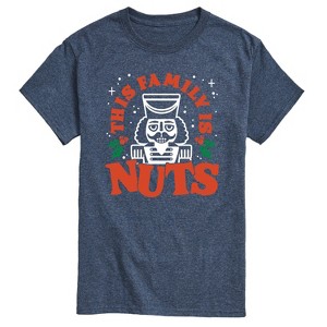 Men's - Instant Message - This Family Is Nuts Short Sleeve Graphic T-Shirt - 1 of 4