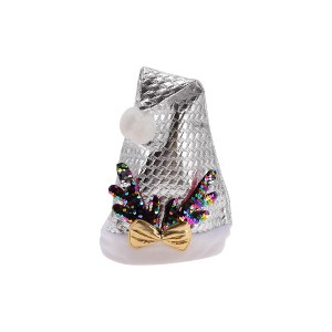 Unique Bargains Christmas Hat Sequined Antlers Christmas Hat Non-woven Fabric 11.02"x15.35" 1 Pc - 1 of 4