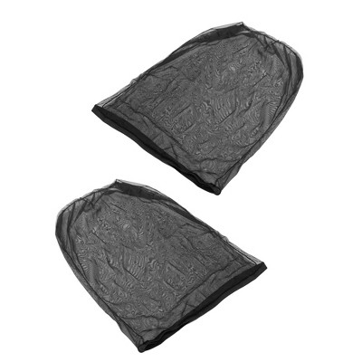 Unique Bargains Sun Shade Car Side Window Rear Breathable Mesh Anti-UV Protect Sunshade Cover Cars Curtain Net Universal 19.69"x23.62" Black 1 Pair