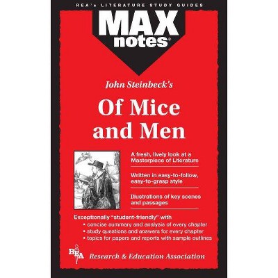 Of Mice and Men - (MAXnotes) by  Lena T Shamblin (Paperback)